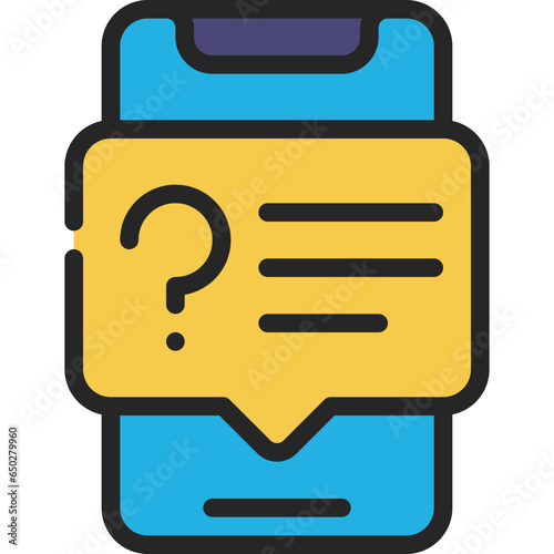 Mobile Question Message Icon