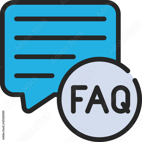 FAQ Message Bubble Icon