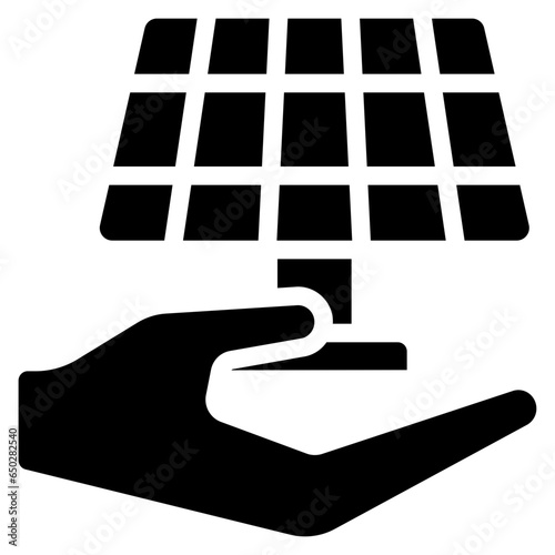 Give Solar Power Icon