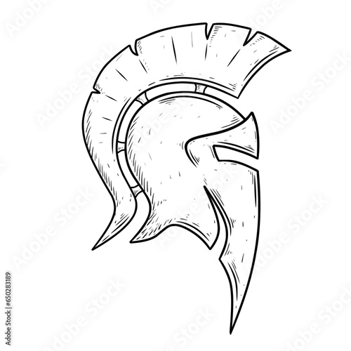 Spartan helmet greek