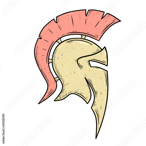Spartan helmet greek