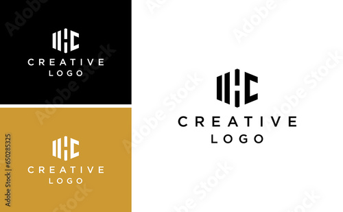 Construction Storage Logo With Letter IIHC Logo Design