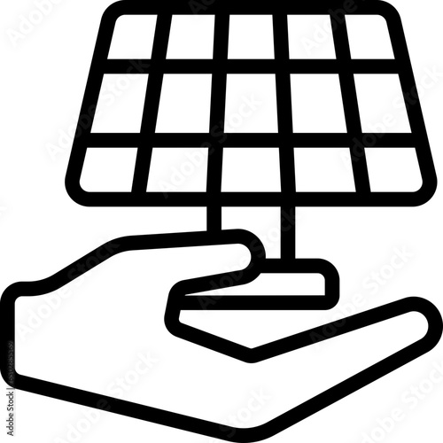 Give Solar Power Icon