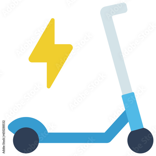 Electric Scooter Icon