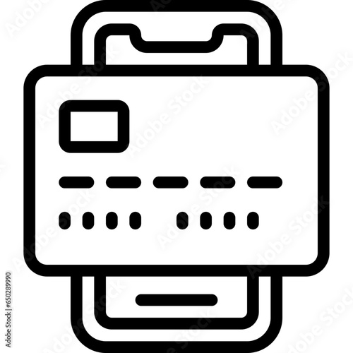 Mobile Credit Card Icon
