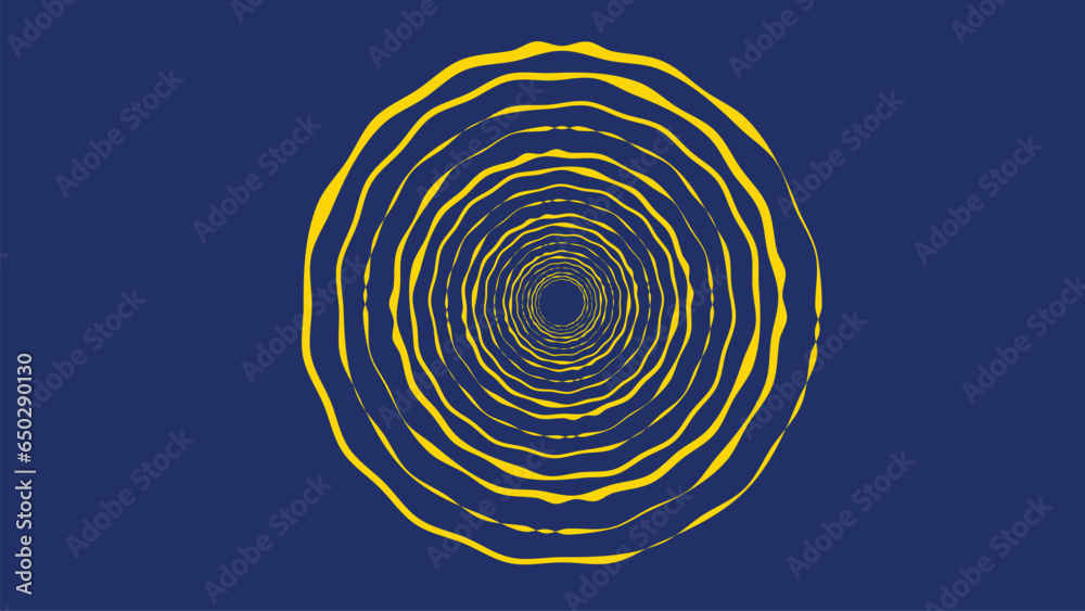 Fototapeta premium Abstract creative spiral simple background. This minimalist design is perfect background for any project. This creative line art can be used as a banner or logo.