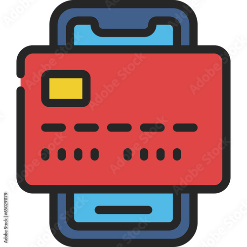 Mobile Credit Card Icon