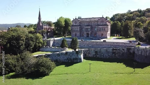 Sobrellano Palace from Drone photo