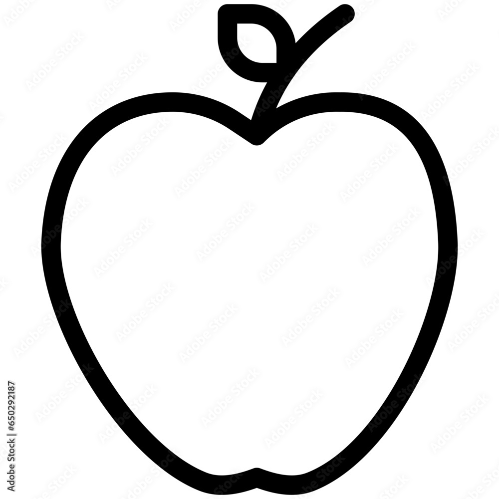 Apple Vector Icon Design Illustration Apple Vector Icon Design Illustration