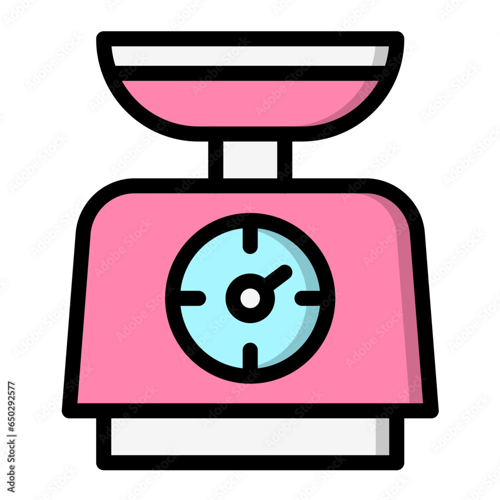 Weight scale Vector Icon Design Illustration Weight scale Vector Icon Design Illustration