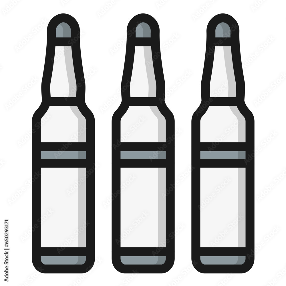 Ampoule Vector Icon Design Illustration Ampoule Vector Icon Design Illustration