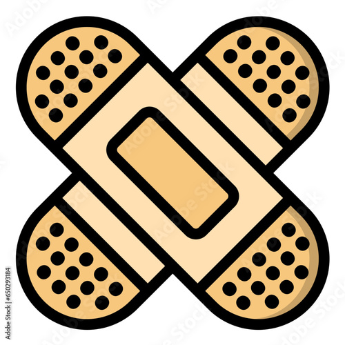 Band Aid Vector Icon Design Illustration