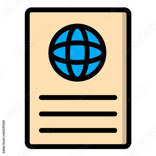 Citizenship Vector Icon Design Illustration