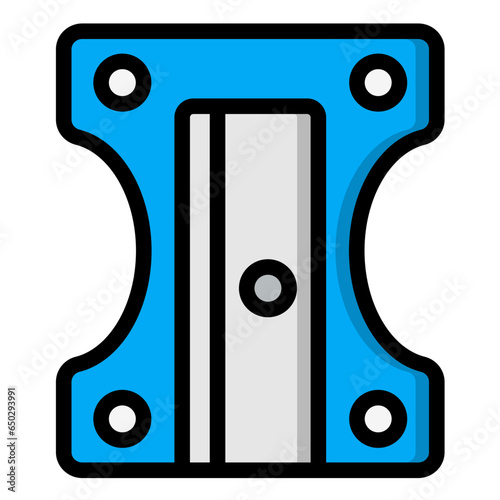 Pencil Sharpener Vector Icon Design Illustration