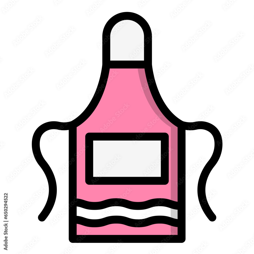 Apron Vector Icon Design Illustration Apron Vector Icon Design Illustration