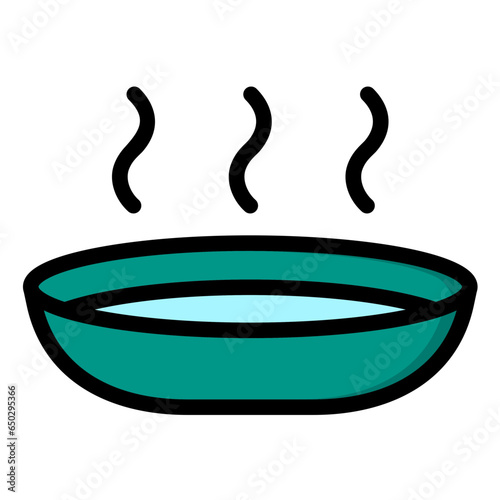 Plate Vector Icon Design Illustration