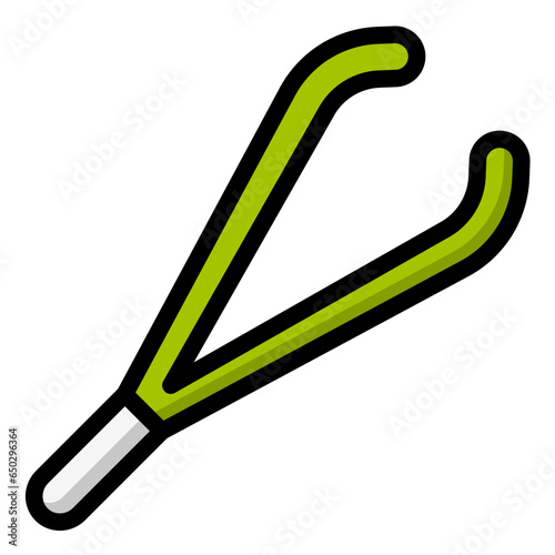 Tweezers Vector Icon Design Illustration