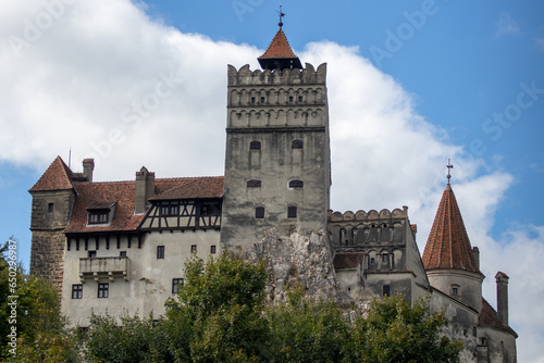 Brasov, Romania. The medieval Castle of Bran, known for the myth of Dracula.