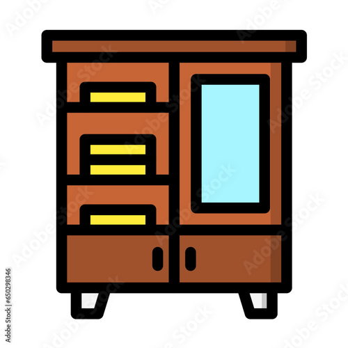 Dressing Room Vector Icon Design Illustration