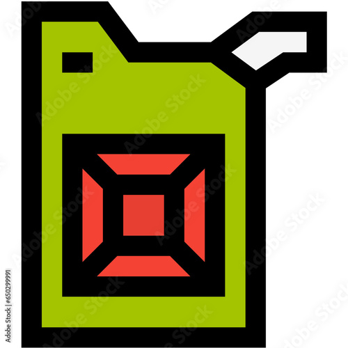 Kerosene Can Vector Icon Design Illustration
