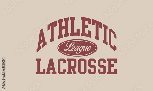 Vector artwork in varsity vintage style, perfect for t-shirts and sweatshirts.