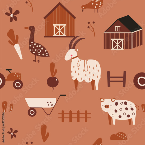 farm seamless pattern