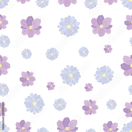 Fototapeta Naklejka Na Ścianę i Meble -  flowers seamless pattern