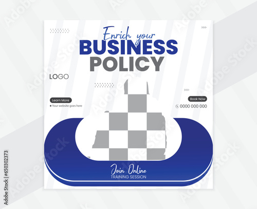 Business Social Media Post Design Template Vector Corporate Poster Banner Design, Real Estate Poster.