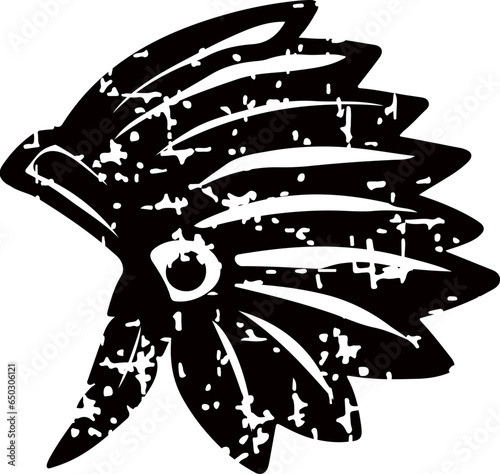 Indian Headdress vector for cutting, printing or sublimation 