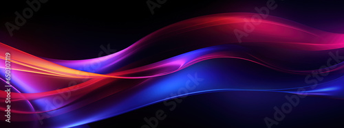 Abstract futuristic colorful glowing neon wallpaper. Technology, digital data concept. AI 