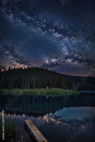 lake in the mountains