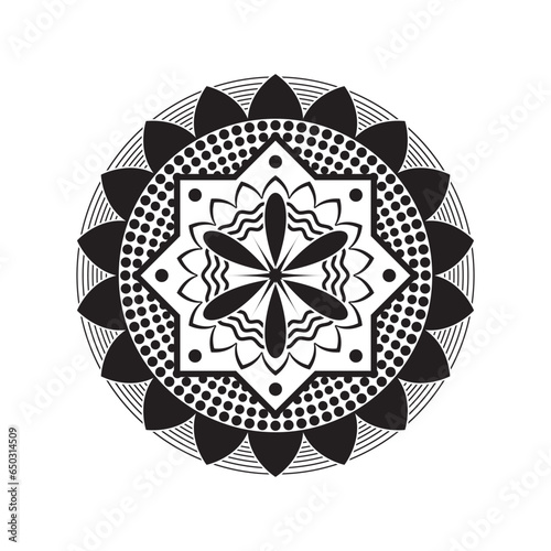 Mandala symbol icon
