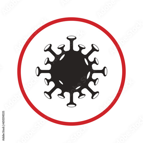 Monkey pox outbreak icon or Pandemic icon