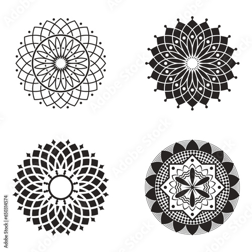 Mandala symbol icon