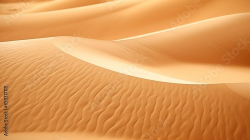 31. Extreme close-up of abstract blurred sand dunes, sunlit yellow and warm brown hues, in the style of gradient blurred wallpapers, depth of field, serene visuals, minimalistic simplicity, close-up,  © Amin arts
