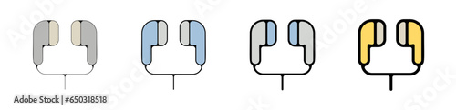 Picto ícones et logo AirPods ecouteur