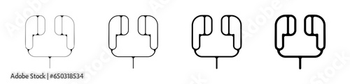 Picto ícones et logo AirPods ecouteur