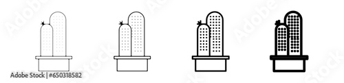 Pictogramme icones logo trace 