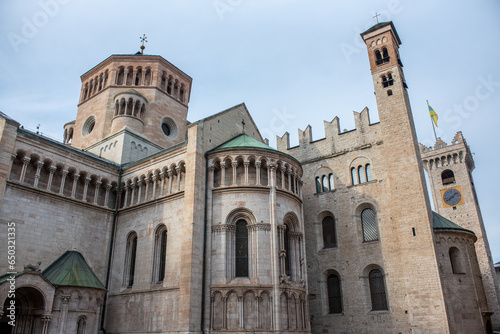 Detail Of The Castle Of Trento, In Northern Italy,