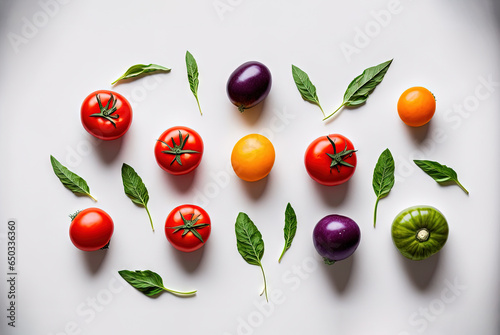 Fresh vegetables for cooking. Set of juicy vegetables on white background.