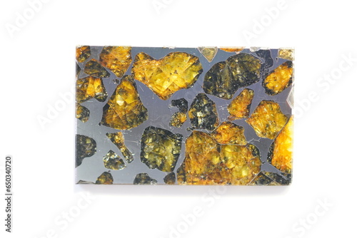 Meteorite, pallasite, meteor slice, space 