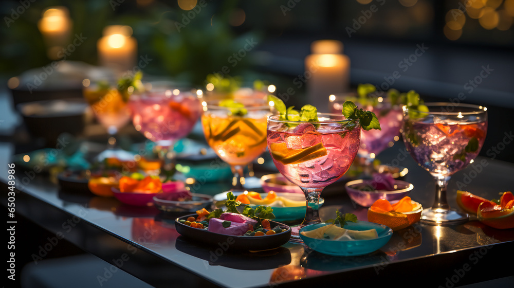 Vibrant Cocktail Party