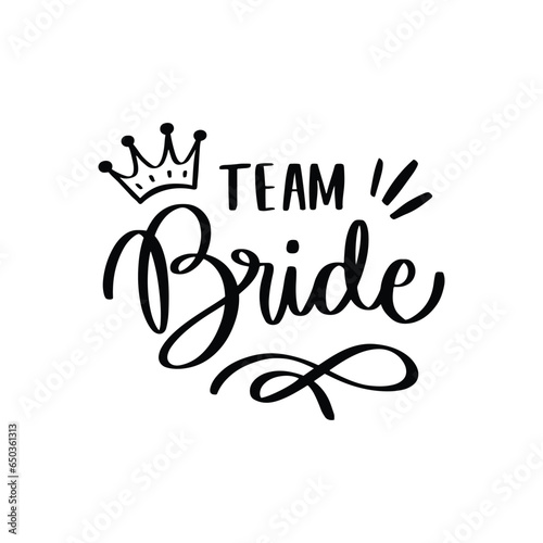 team bride