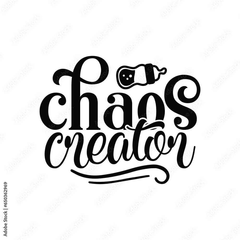 Naklejka premium chaos creator