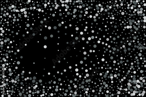Silver glitter confetti, great design for any purpose. Party decor.