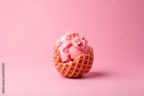 National Ice Cream Day Concept. National Ice Cream Day Background. National Ice Cream Day Theme. Generative Ai.