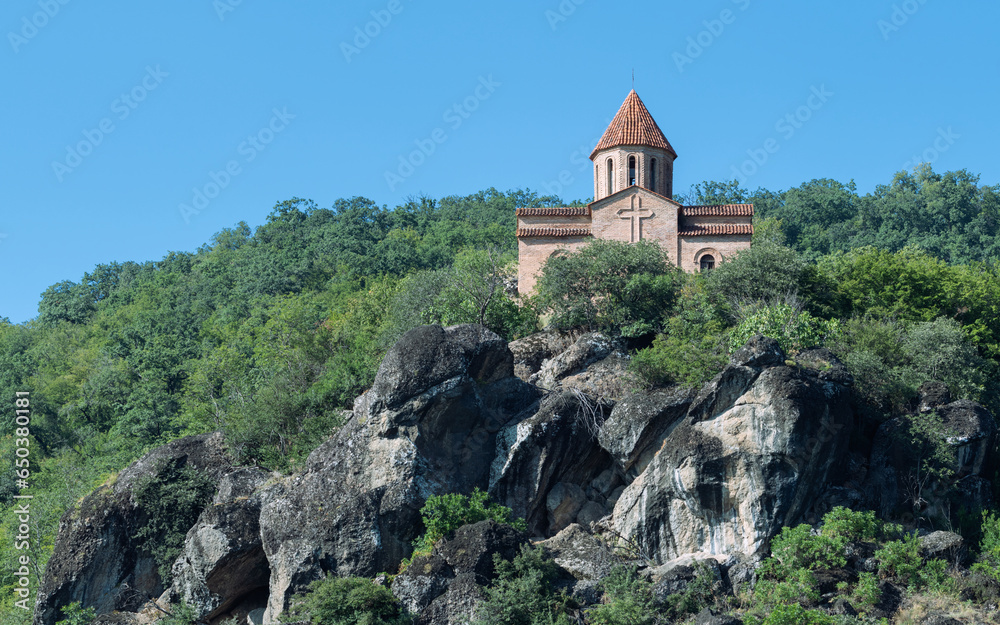 Christian Albanian church Kurmuk, erected during the existence of Caucasian Albania. Gakh. Azerbaijan.