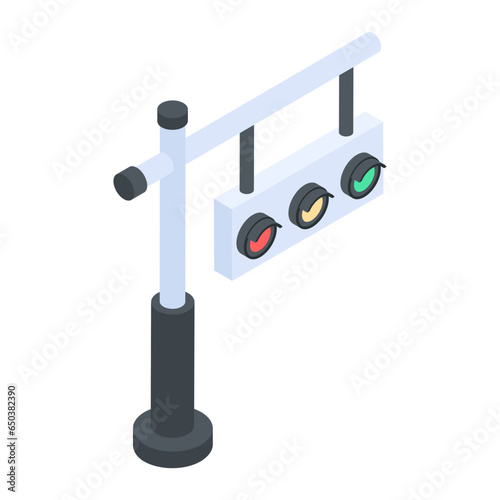 Here’s an isometric illustration of a guidepost 