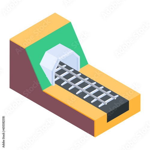 Heres an isometric illustration depicting flyover road 