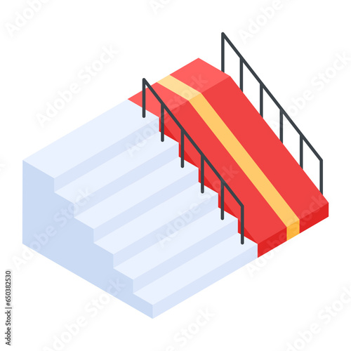 Heres an isometric illustration depicting flyover road 